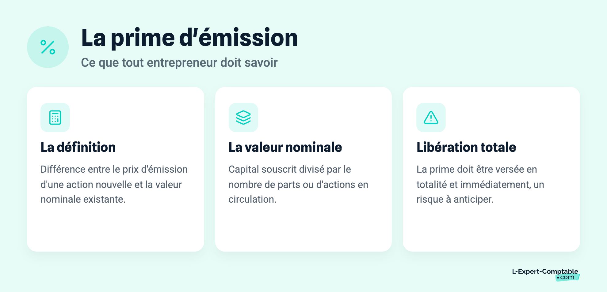 La prime d'émission